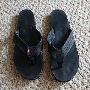 Rainbow The Catalina Single Layer Arch Support Premier Leather Tapered Strap sz8